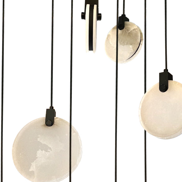 PANISH 12LT MARBLE PENDANT BLACK