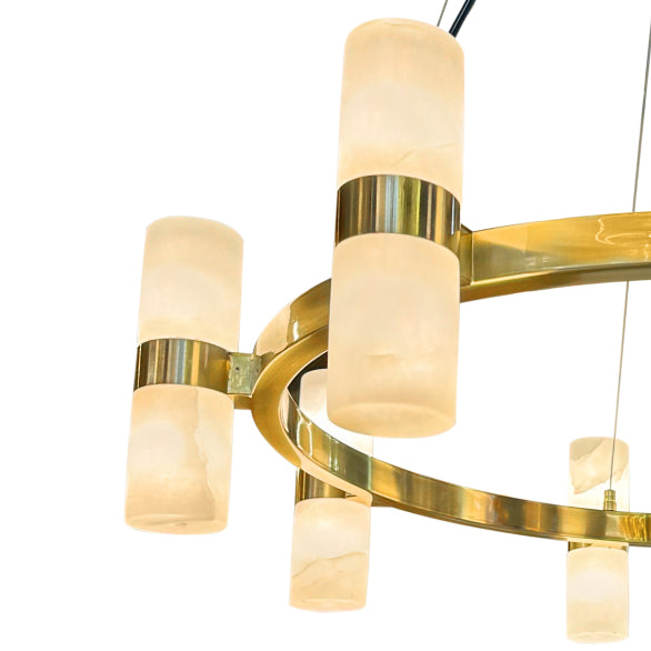 PANISH 16LT MARBLE PENDANT GOLD