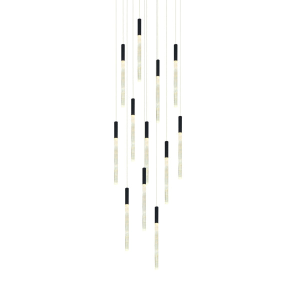 RAINDROP 12LT BLACK PENDANT