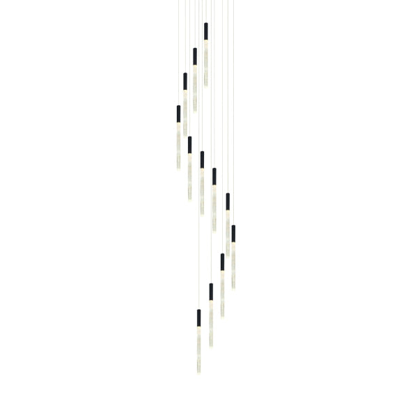 RAINDROP 12LT BLACK PENDANT