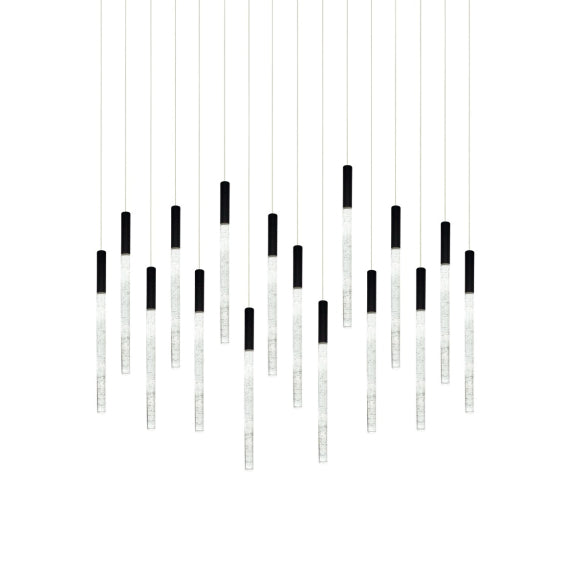 RAINDROP 16LT BLACK PENDANT