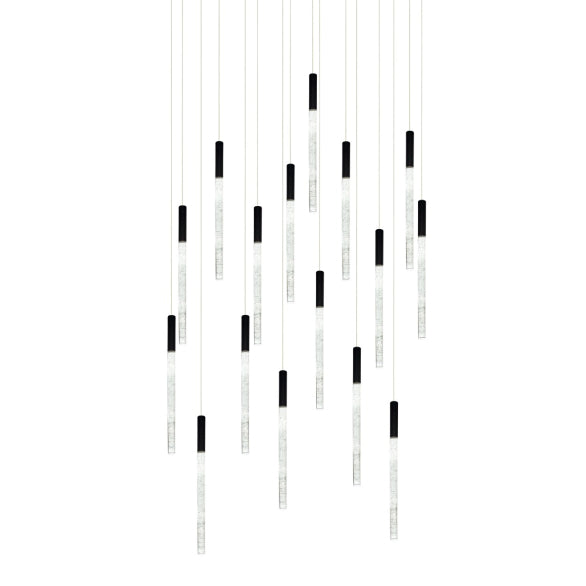 RAINDROP 16LT BLACK PENDANT