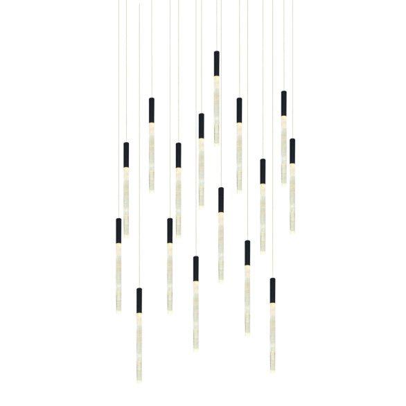 RAINDROP 16LT BLACK PENDANT