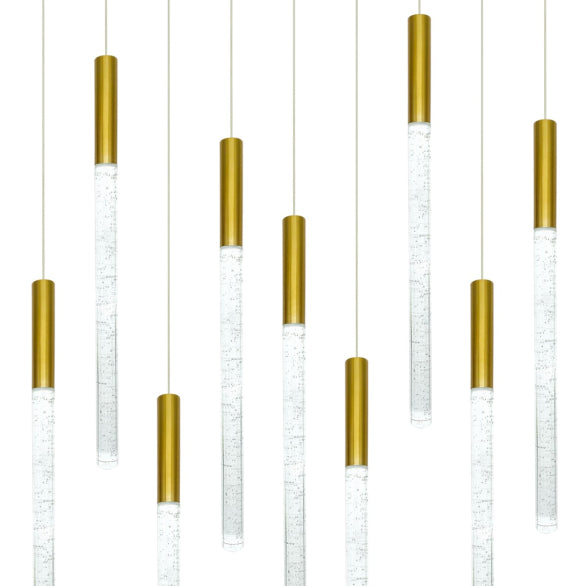 RAINDROP 16LT GOLD PENDANT
