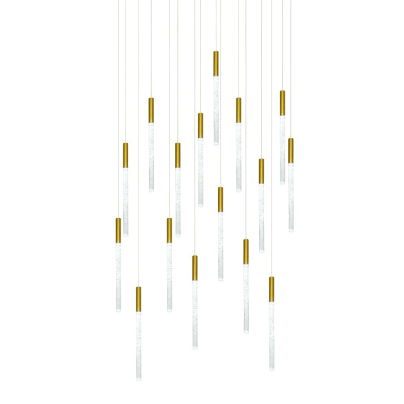 RAINDROP 16LT GOLD PENDANT