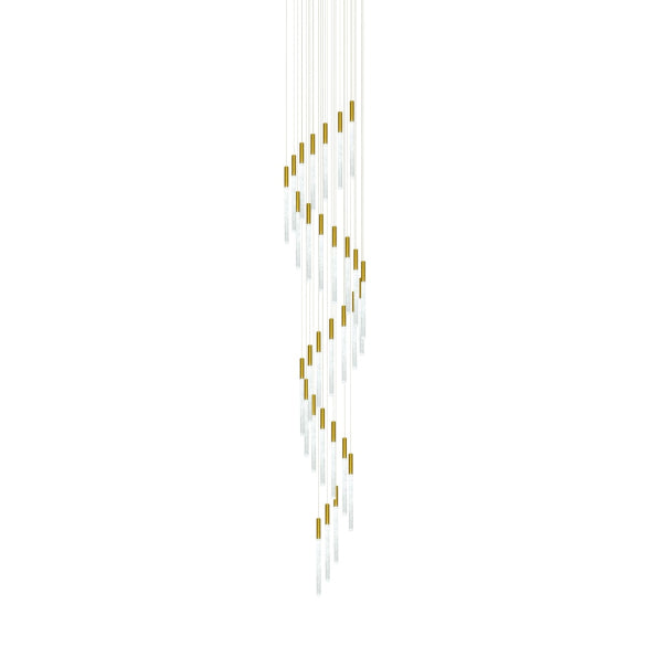RAINDROP 30LT GOLD PENDANT