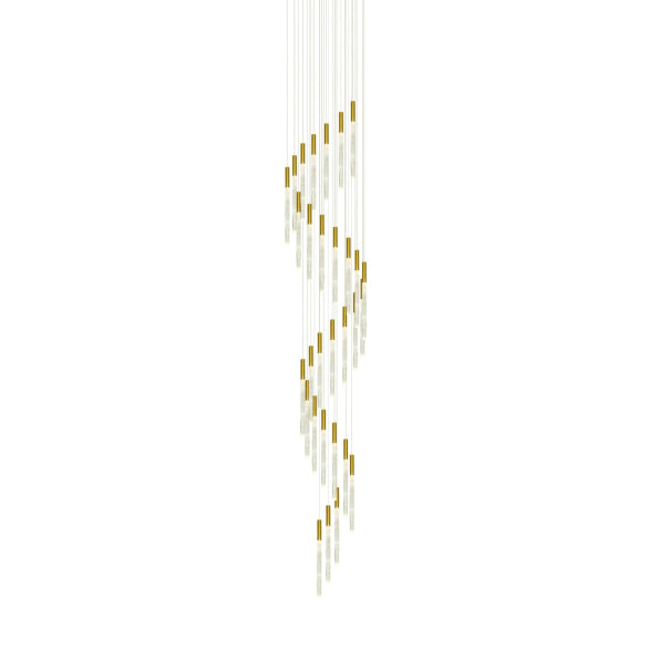 RAINDROP 30LT GOLD PENDANT