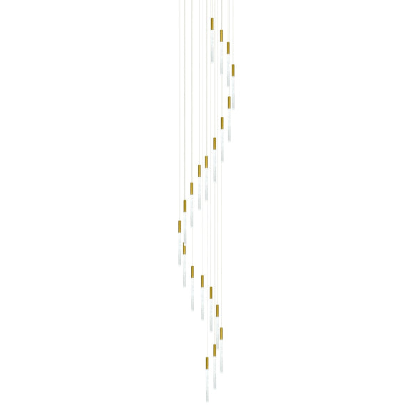 RAINDROP 20LT GOLD PENDANT