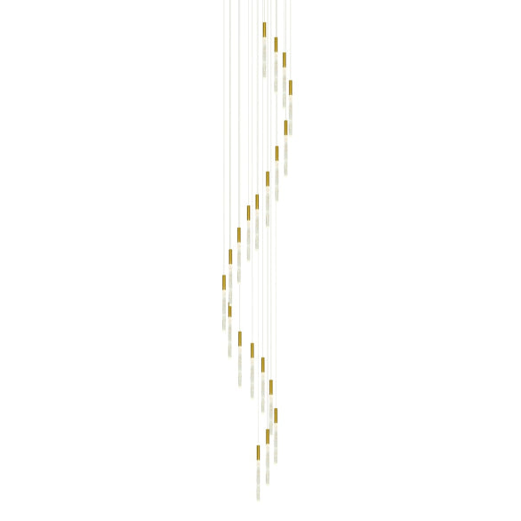 RAINDROP 20LT GOLD PENDANT