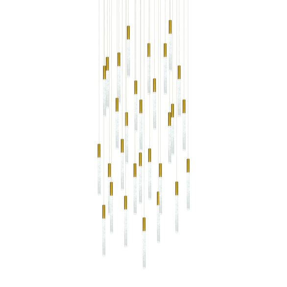 RAINDROP 30LT GOLD PENDANT