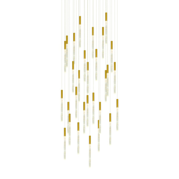 RAINDROP 30LT GOLD PENDANT