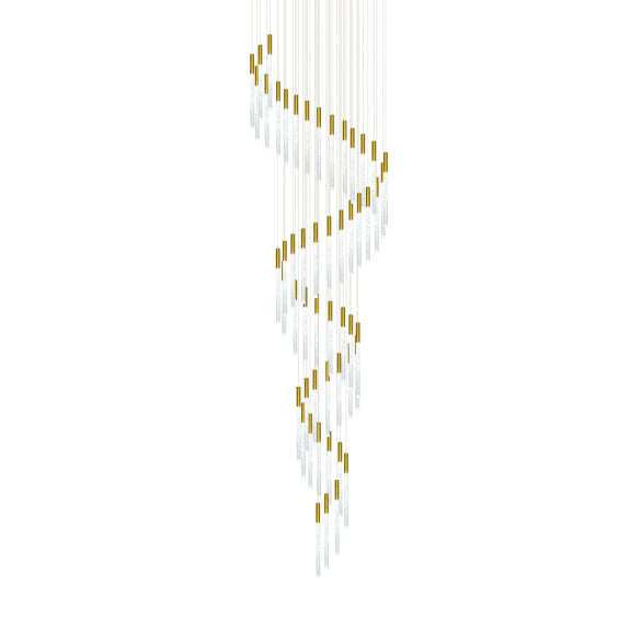 RAINDROP 52LT GOLD PENDANT