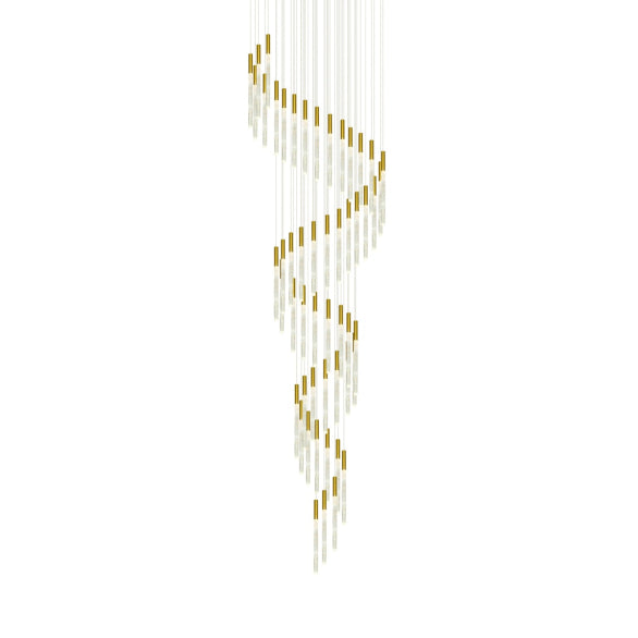 RAINDROP 52LT GOLD PENDANT