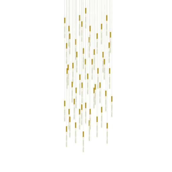 RAINDROP 52LT GOLD PENDANT