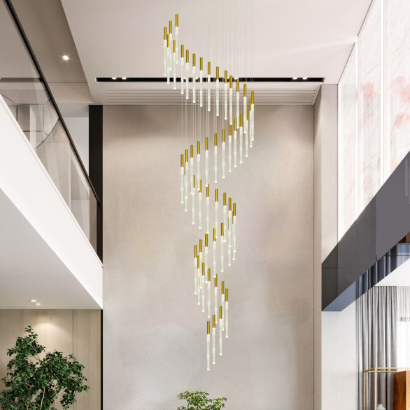 RAINDROP 52LT GOLD PENDANT