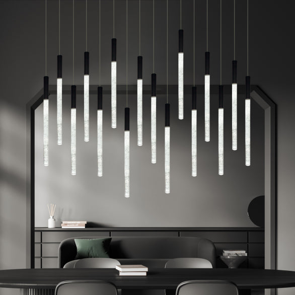 RAINDROP 16LT BLACK PENDANT
