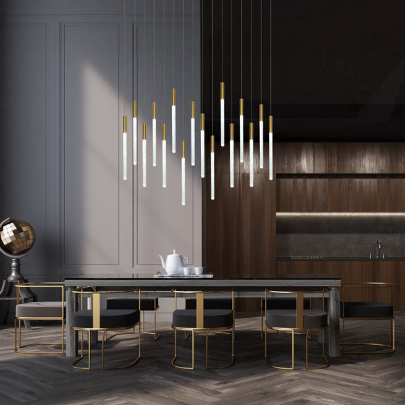 RAINDROP 16LT GOLD PENDANT