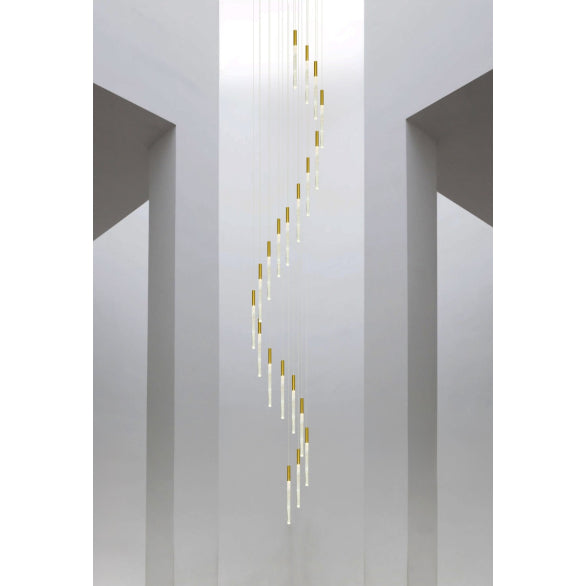 RAINDROP 20LT GOLD PENDANT
