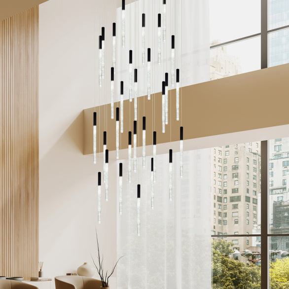 RAINDROP 30LT BLACK PENDANT