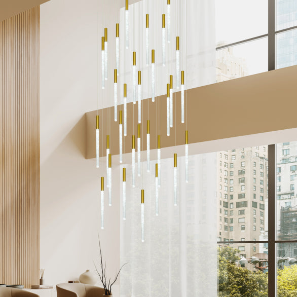 RAINDROP 30LT GOLD PENDANT