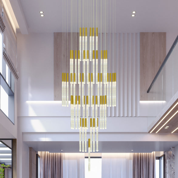 RAINDROP 52LT GOLD PENDANT