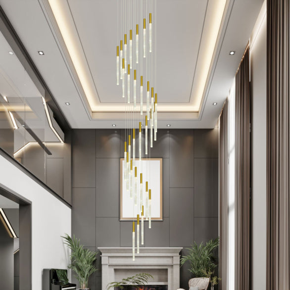 RAINDROP 30LT GOLD PENDANT