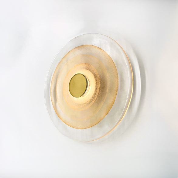 SWIRL WALL LIGHT 250 BRASS