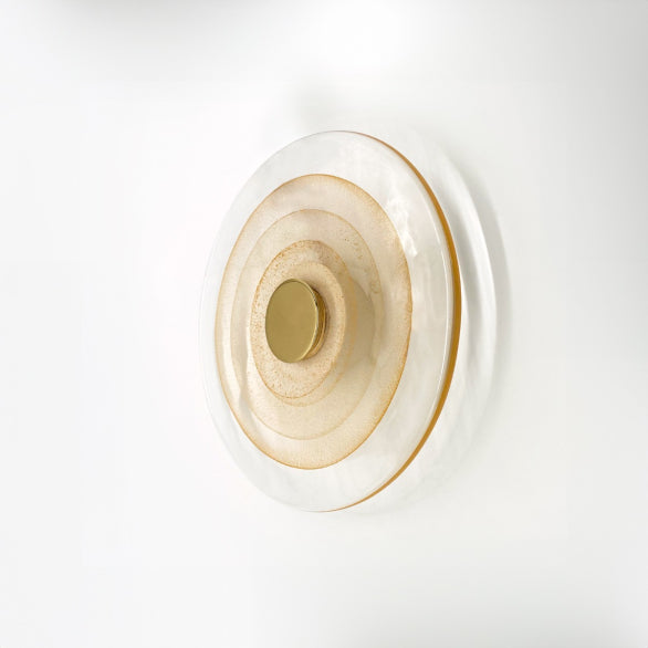 SWIRL WALL LIGHT 250 BRASS