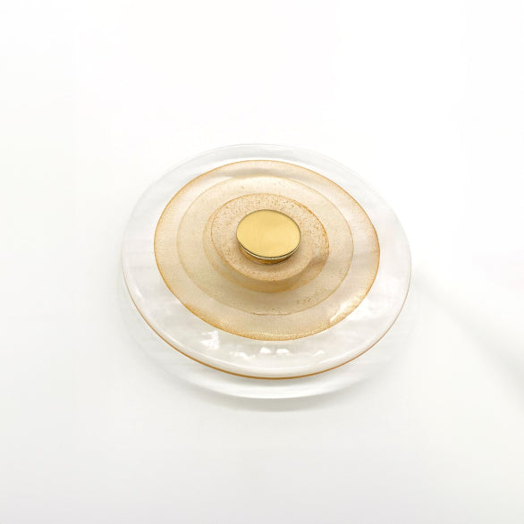 SWIRL WALL LIGHT 250 BRASS