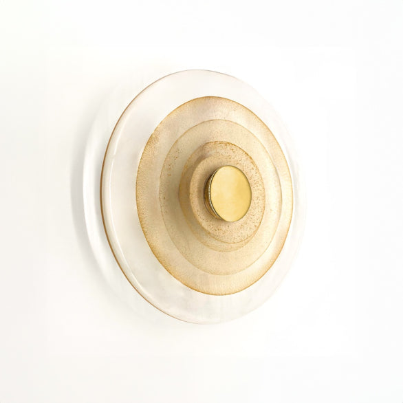 SWIRL WALL LIGHT 250 BRASS