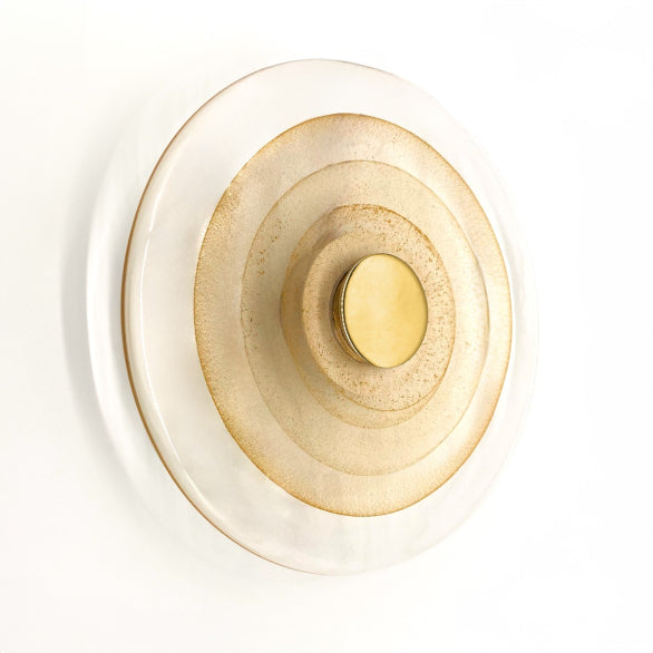 SWIRL WALL LIGHT 350 BRASS