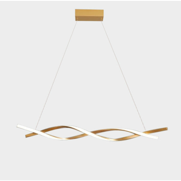 TWIRL GOLD PENDANT 1.5M