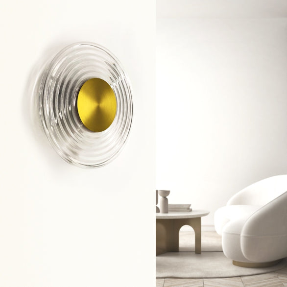 WHIRL WALL LIGHT 200 BRASS