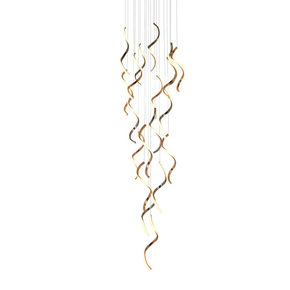 ZIGGY 19LT ROSE GOLD/BLACK PENDANT